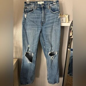 ABERCROMBIE JEANS- 90s Straight Ultra High Rise
